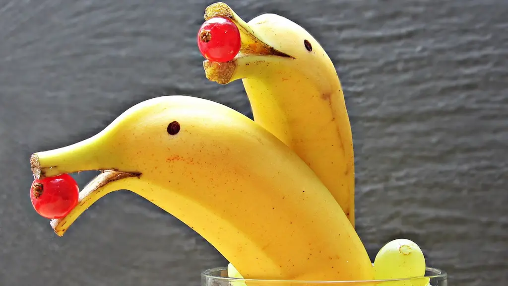 delfín banana, plátanos delfines, plátanos ,Pixabay
