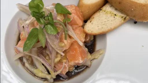 Ceviche de Salmón ,Mario Durán
