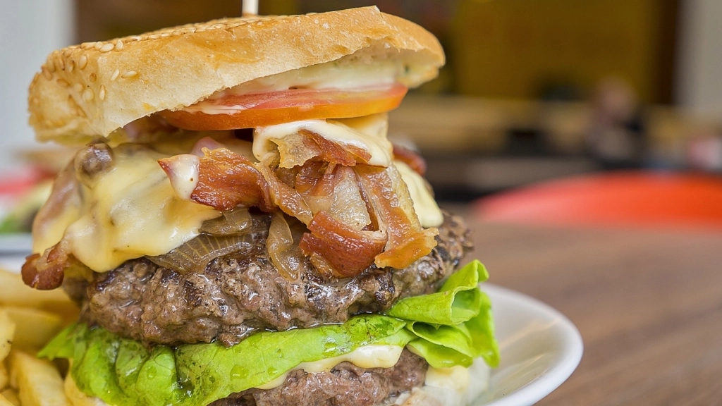 hamburguesa, sandwich, alimentos, Pixabay