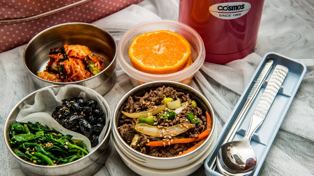 caja de almuerzo, guarnición de la lonchera, coreano, Pixabay