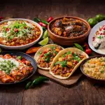 Delicias mexicanas en un solo plato ,openIA