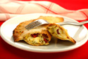 Calzone a los tres quesos