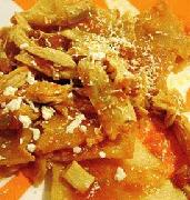 Chilaquiles con pollo