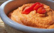 Receta de hummus de pimientos rojos 