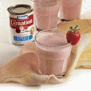 licuado de fresas light