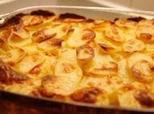 Papas gratinadas con salmón 