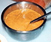 Salsa de queso para carnes